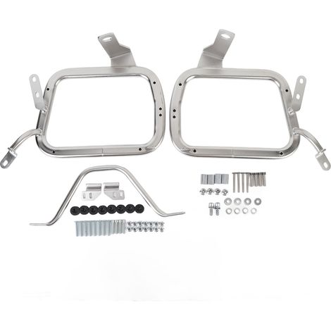 Support de sacoche de moto, boîte latérale en acier inoxydable, cadre de porte-bagages pour v-strom 250 DL250 (1/5)