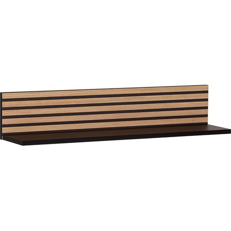 Wandboard modern in schwarz, 80 cm Akustikpaneel-Optik EVORA-80 (1/3)