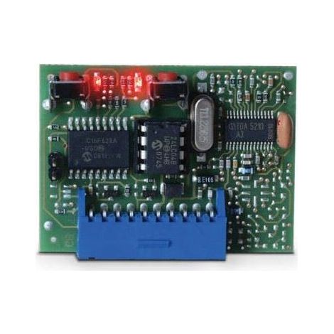 Récepteur embrochable S449 2 canaux 433Mhz, open collector, pour moteur de la gamme TRADE - CARDIN - (1/2)