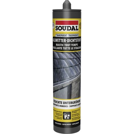 Soudal Allwetter-Dichtstoff transparent 300 ml Dichtmaterialien