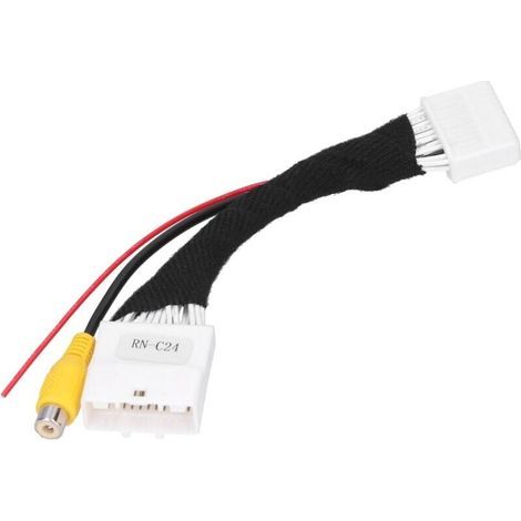 24-poliger Rückfahrkamera-Adapter, Anschlusskabel für Rückfahrkamera, RCA-Adapterkabel, Leitungsverdrahtung, passend für Renault (1/5)