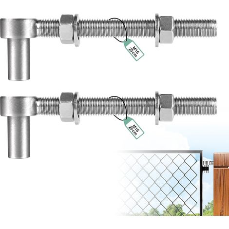 Charnière à boulon M16 x 200 mm acier inoxydable 304 réglables écluse (1/5)
