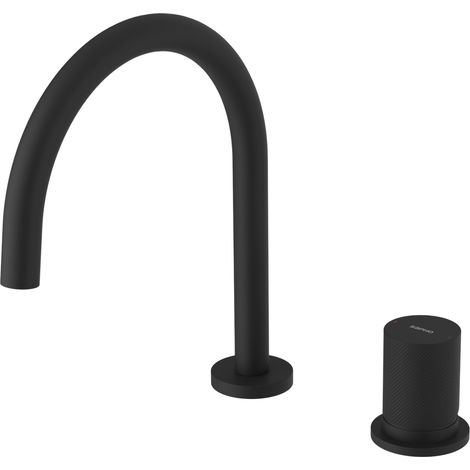 Mitigeur de lavabo 2 trous ULTRATAP, noir mat