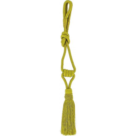 SINGLE - Embrasse pour rideau à pompon Coloris - Vert mousse (1/4)
