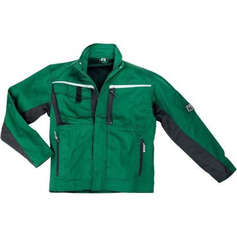 Veste de travail Champ, Taille 2XL, vert /gris (1/2)