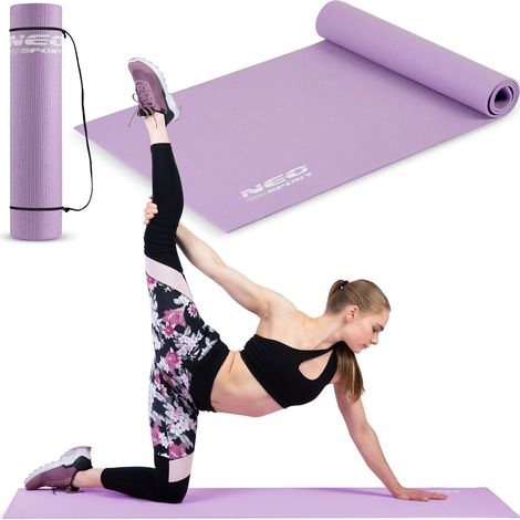 Trainingsmatte neo sport 173 x 61 cm - lila 192102