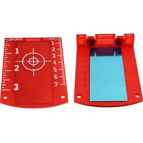 2-teiliges magnetisches Laserziel, gut sichtbare ABS-Platte, robuste Kunststoffkonstruktion, magnetische Zielkarten für präzises Schießen. (1/5)