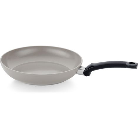Fissler Padella Ceratal Classic/Alluminio, rivestita in ceramica (Ø 20 cm) Padella in ceramica antiaderente - induzione, grigia (1/5)