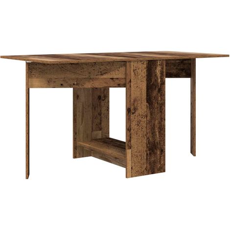 vidaXL Dinning Table 138 x 70 x 73.5 cm Engineered Wood Old Wood (1/4)