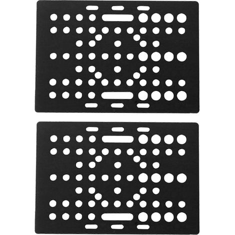 2x CNC-Portalplatte V-Nut Universalplatte Aluminium V-Nut Aluminium Linearprofil für Openbuilds()