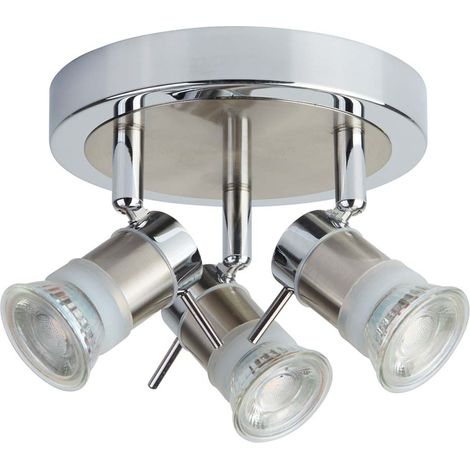 Lampada da soffitto a LED apparecchio d'illuminazione d'argento cromato corridoio ufficio camera da letto soggiorno illuminazione