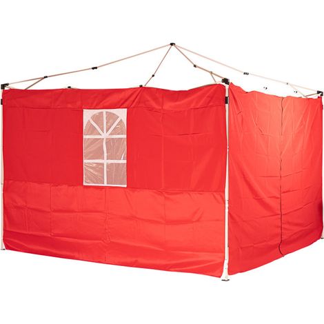 Set de bâches d´habillage pour tonnelle / pavillon rouge D14213