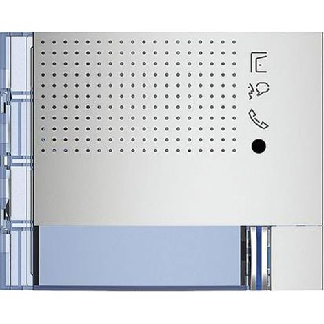 Façade Sfera New pour module électronique audio 1 appel Allmetal BTICINO 351111 (1/3)