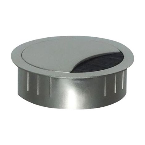 Paso-cable para bandeja de mesa 80mm,Acero Inoxidable Finish