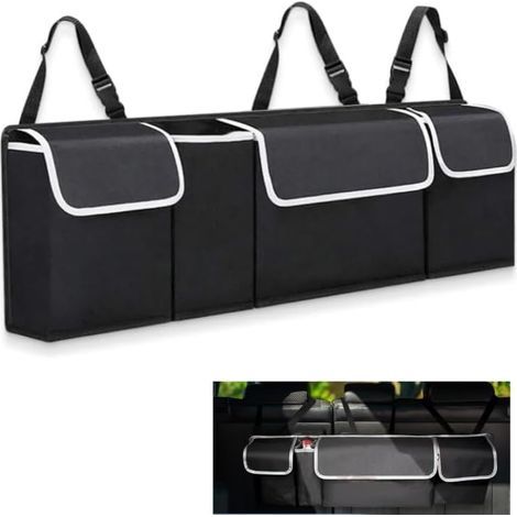Organiseur intérieur de voiture pliable en tissu Oxford avec accessoires