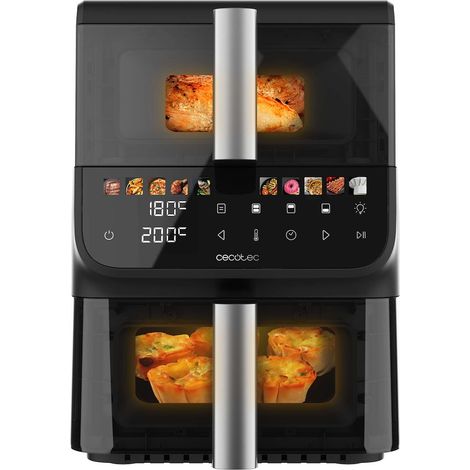 Cecotec – Friteuse sans huile 10L 2200W – Technologie PerfectCook – 10 programmes automatiques – Nettoyage facile lave-vaisselle (1/5)