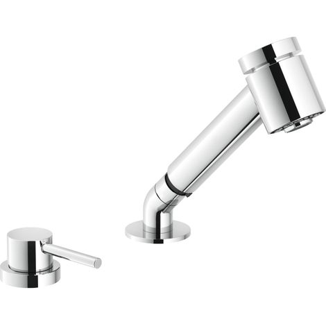 Waschtischmischer mit ausziehbarer Brause Nobili ACQUERELLI Serie AQ93660CR  Verchromt - Messing