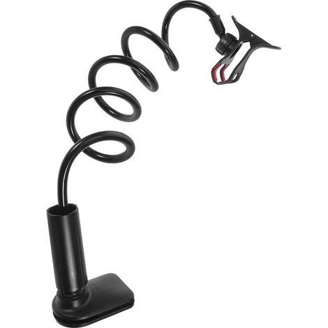 Support de Téléphone Portable Flexible pour Lit Bras Long de 2 Mètres, Rotation à 360°, Compatible, Portable en PP et Fer Galvanisé pour Bureau et Visionnage en Hauteur (1/5)