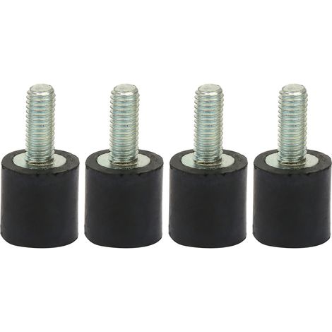 GARRYFIZH 4pcs supports anti-vibration caoutchouc silentbloc M3 M5 M6 boulons bateau voiture (VD88 M38)