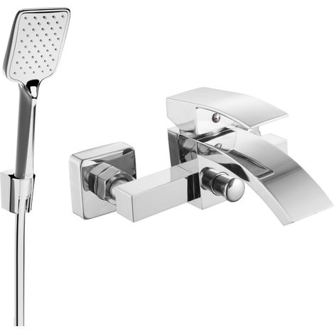 Mexen Libra R62 rubinetto da vasca con set doccia, cromo - 74513R62-00 (1/3)