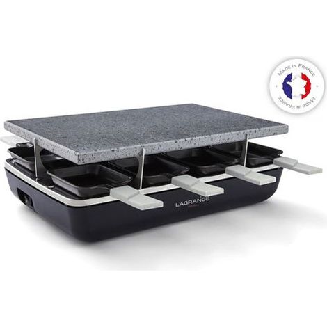 Raclette Lagrange Élément pierre de cuisson 1200 W Noir