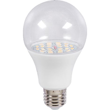 LED Bulbe E27 pour Plantes d'Intérieur - Ampoule de Culture 12W, 1200LM, Blanche/Jaune - En Aluminium & PC IP65 pour Fruits & Herbes (Aluminium + PC) (1/5)
