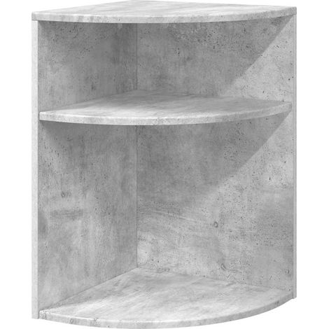 Maison Exclusive - Mesa Auxiliar Gris Concreto 39,7 x 39,7 x 60 c