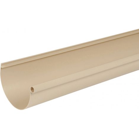 Canalina semicircolare LG25 diametro 25 mm, sabbia, lunghezza 2 m (1/2)