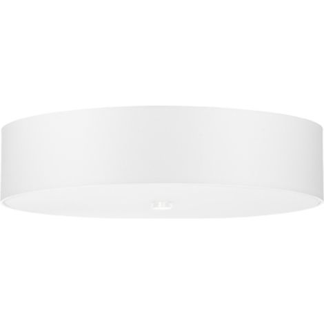 Sollux SKALA Plafonnier Cylindrique Blanc 50cm E27 (1/5)