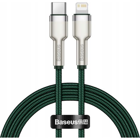 Baseus USB Typ C - Apple Lightning Kabel 1 m grün 1 Stück. (1/5)