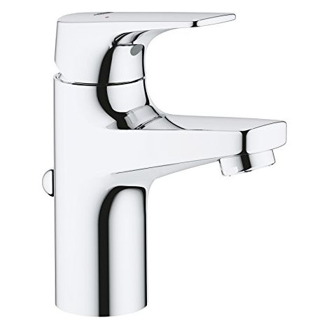 Grohe GRO-23801000 23801000-Flow Stand Grifo lavabo con Barra de tracción y ecojoy, Tamaño S, Nero, S-Size (1/3)