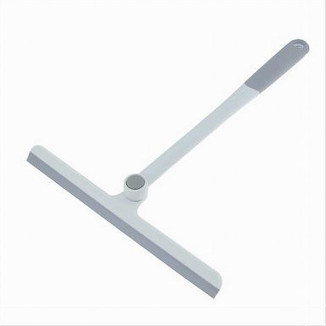 TRADE SHOP - Spingiacqua Tergivetro Ruotabile Pulisci Specchio Porta Doccia Bagno Vetri 87626 -
