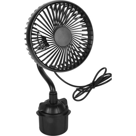 ventilateur de voiture à faible bruit alimenté par USB avec 3 (1/5)