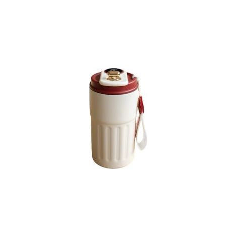 Mug de voyage en acier inoxydable 316 avec affichage de la température, tasse à café isotherme de 440 ml, bouteille d'eau portable étanche sous vide, tasse à café thermique, garde les boissons chaudes (1/5)