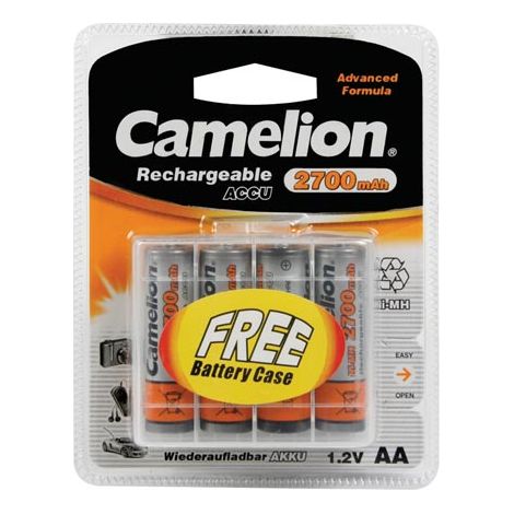 Camelion AA/HR6 2700mAh Batterie ricaricabili Ni-MH 4 pezzi