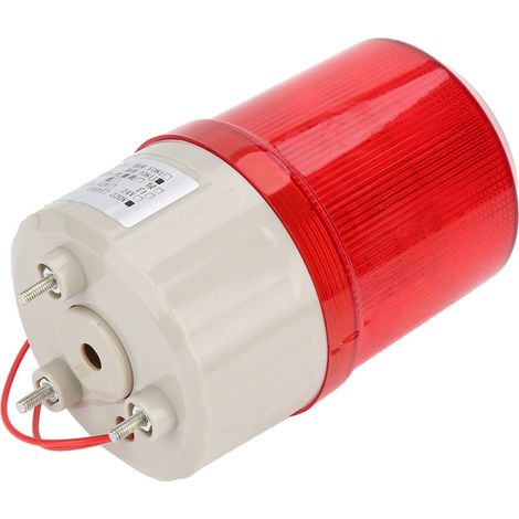 Feux de signalisation à LED rouges 220 V, système d'alarme acousto-optique, gyrophare à LED rotatif, stroboscope à LED d'urgence (1/5)