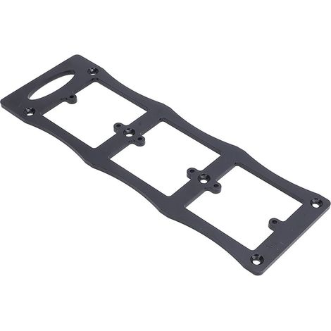 Gabarit de découpe de boîte arrière de prise électrique, outil de pochoir de prise électrique pour électriciens en acier au carbone Type 86 avec oreille (1/5)