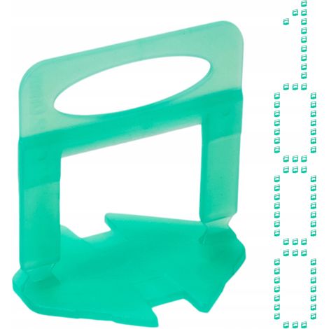 Clips de 2 mm, 1000 unidades, sistema de nivelación de baldosas X-level (1/5)