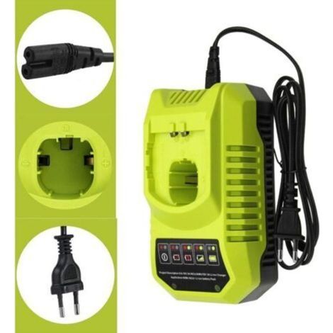 BCL14181H Chargeur de Autre batterie de rechange pour Ryobi 18V 9.6V 12V 14.4V 18V NI-CD Ni-MH et Li-Ion Chargeur de Autre batterie pour One+ Battery P100 P102 P103 P105 P107 P108 (1/4)