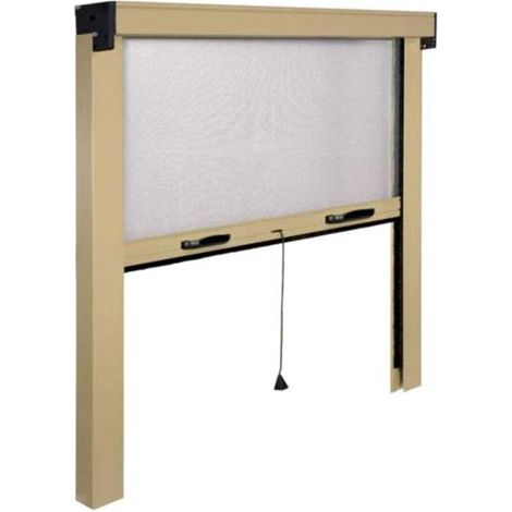 Zanzariera universale a rullo verticale con finitura bronzo Stop Inset - 140x170 cm (1/3)