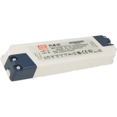MeanWell PLM-12-700 Led Driver Corrente Costante 700mA DC11V-18V Max 12W