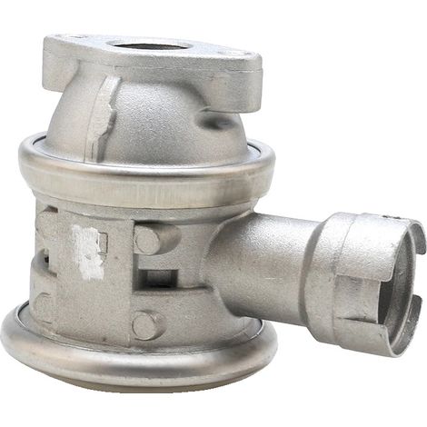 Válvula EGR, repuesto de alta calidad, compatible con múltiples modelos, color plata. (1/2)