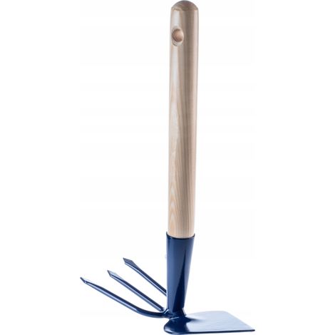 Zappa da giardino KADAX con forca, manico 35 cm (1/5)