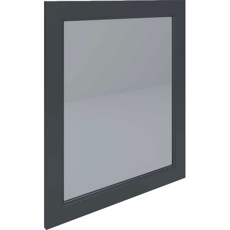 RAK Washington Black 585mm x 650mm Flat Mirror - RAKWMR60504 (1/2)