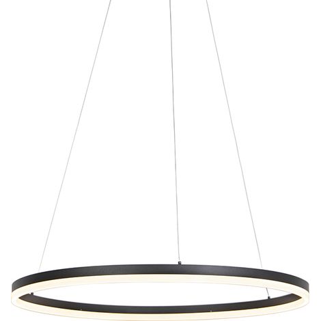 Design Pendant Light Black 80 cm Incl. LED 3-Step Dimmable - Anello