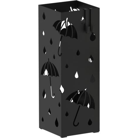 Soporte para paraguas - Negro - 15x15x43 cm