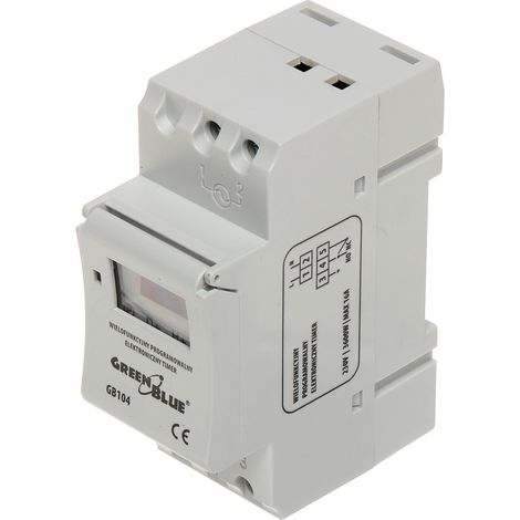 GB-104 INTERRUPTOR HORARIO ELECTRÓNICO PROGRAMABLE
