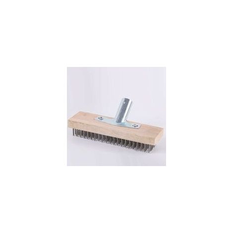 Balai métal 30cm acier, balai métal (sans manche bois) (1/5)
