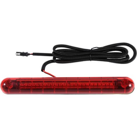 Universelle rote 24-LED-Bremsleuchte, dritte Rückleuchte, hochmontiert, für 12-V-Fahrzeuge