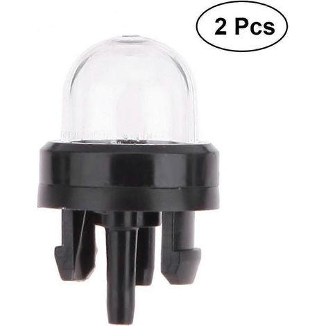 Lot de 2 poires d'amorçage de carburateur en plastique pour chaîne de taille-haie (1/3)